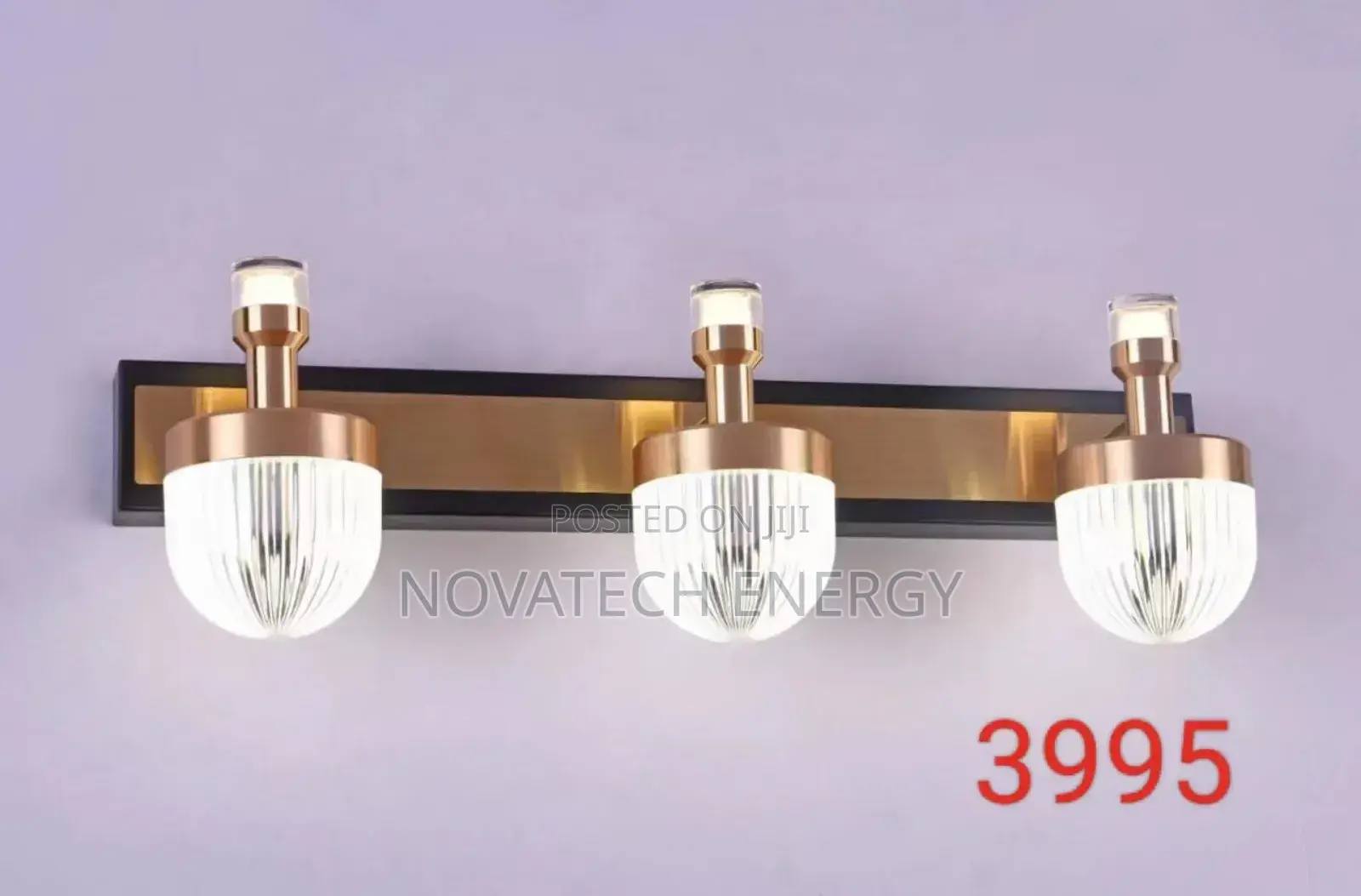 Golden 3 Pointer Design Mirror Light