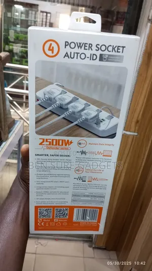 4 Power Socket Auto-Id