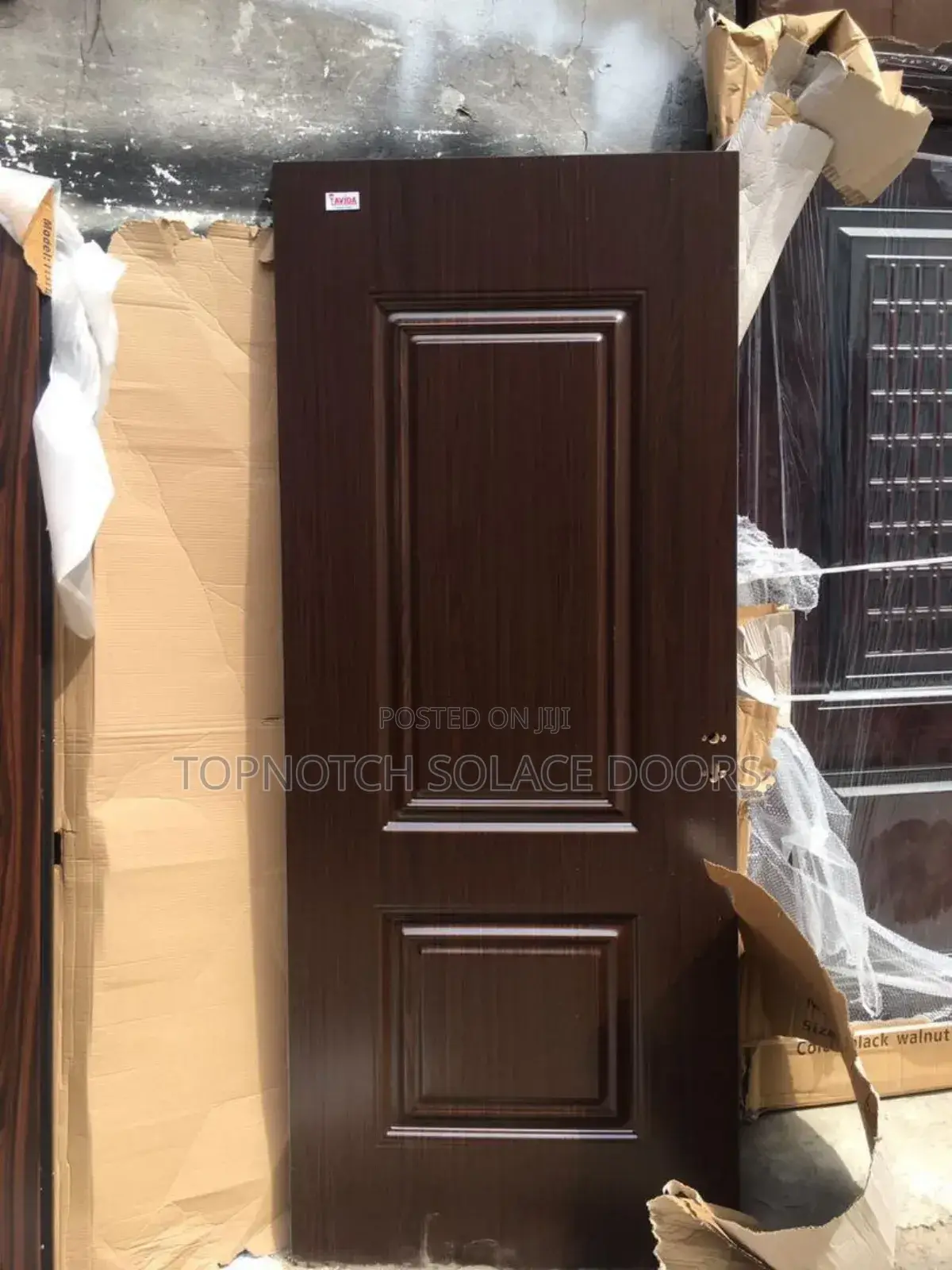 Rubber Coated Flush Door.