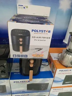 Safe Polystar Pv-K5afm Air Fryer- Advanced Controls