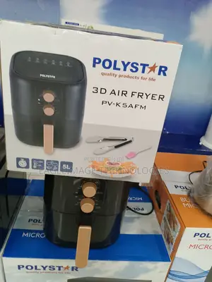 Smart Polystar Pv-K5afm Air Fryer- Advanced Controls