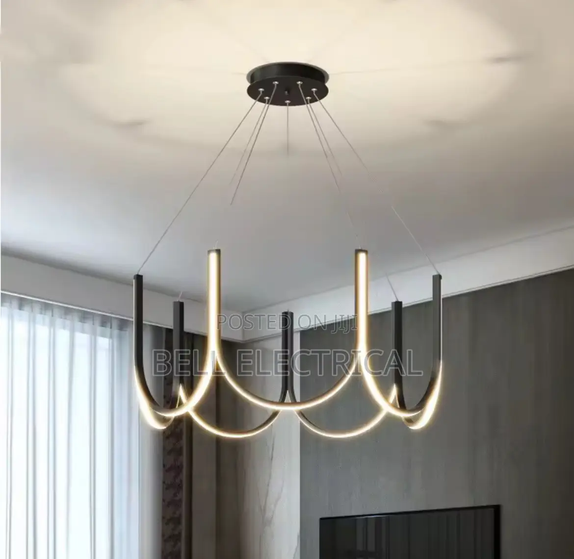 Modern U Shape Ceiling Chandeliers