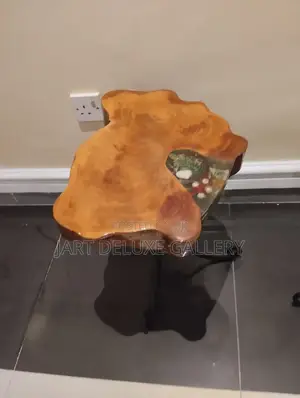 Wooden Epoxy Side Table