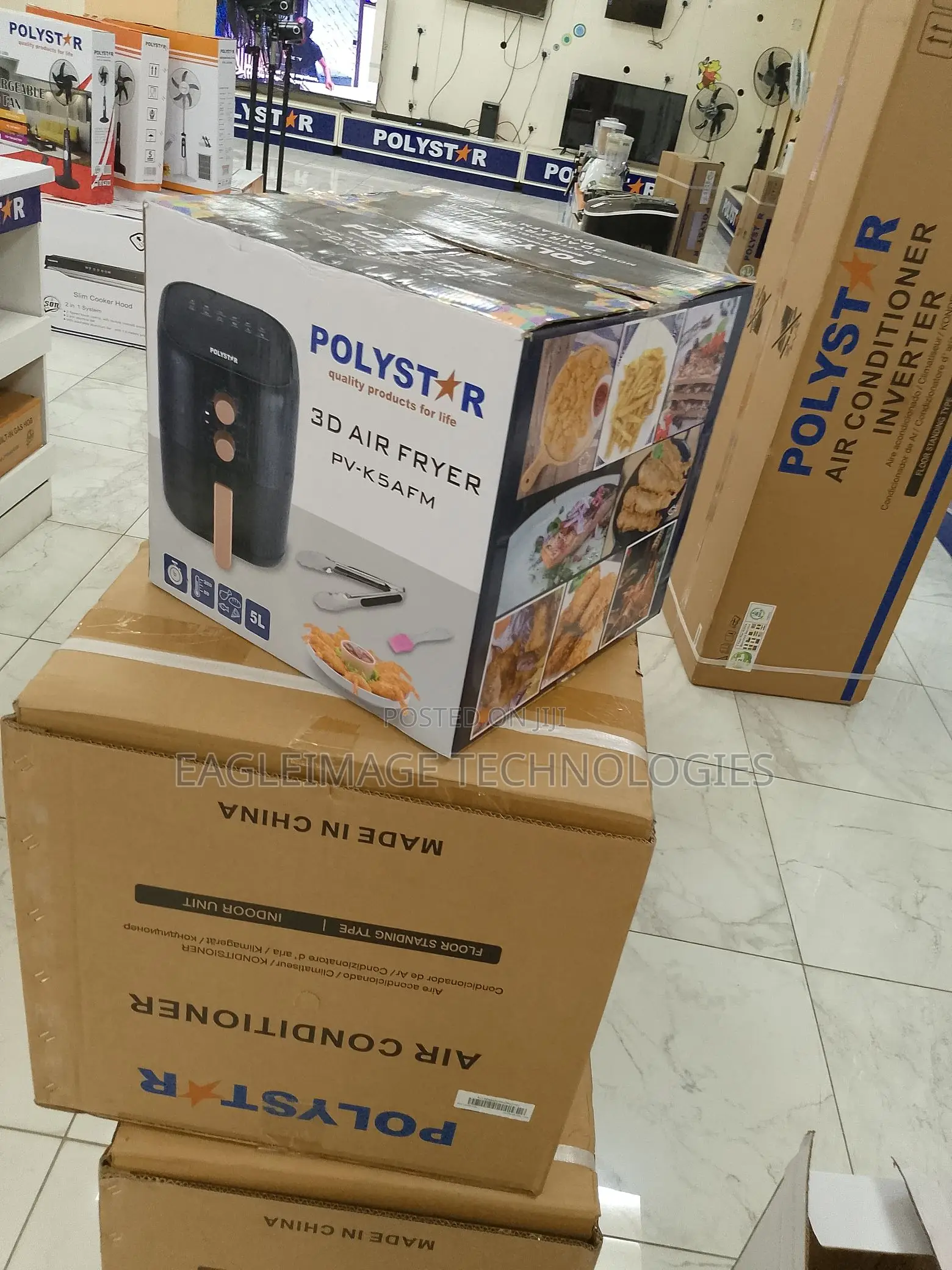 Powerful-Heating Polystar Pv-K5afm Airfryer-Strong Element
