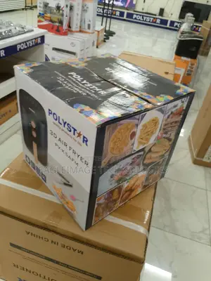 Sleek-Black Polystar Pv-K5afm Air Fryer- Classy Finish