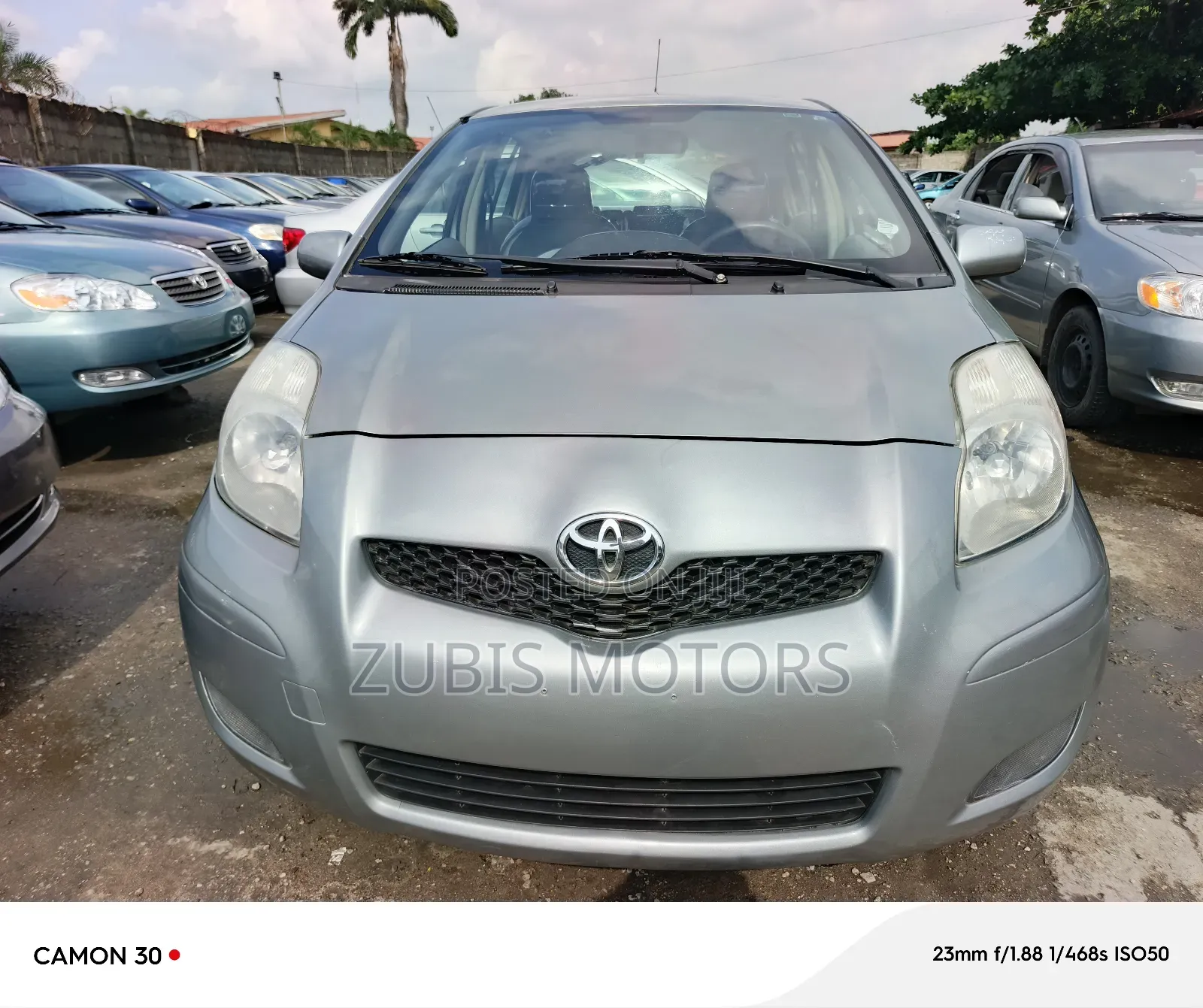Toyota Yaris 2008 Gray