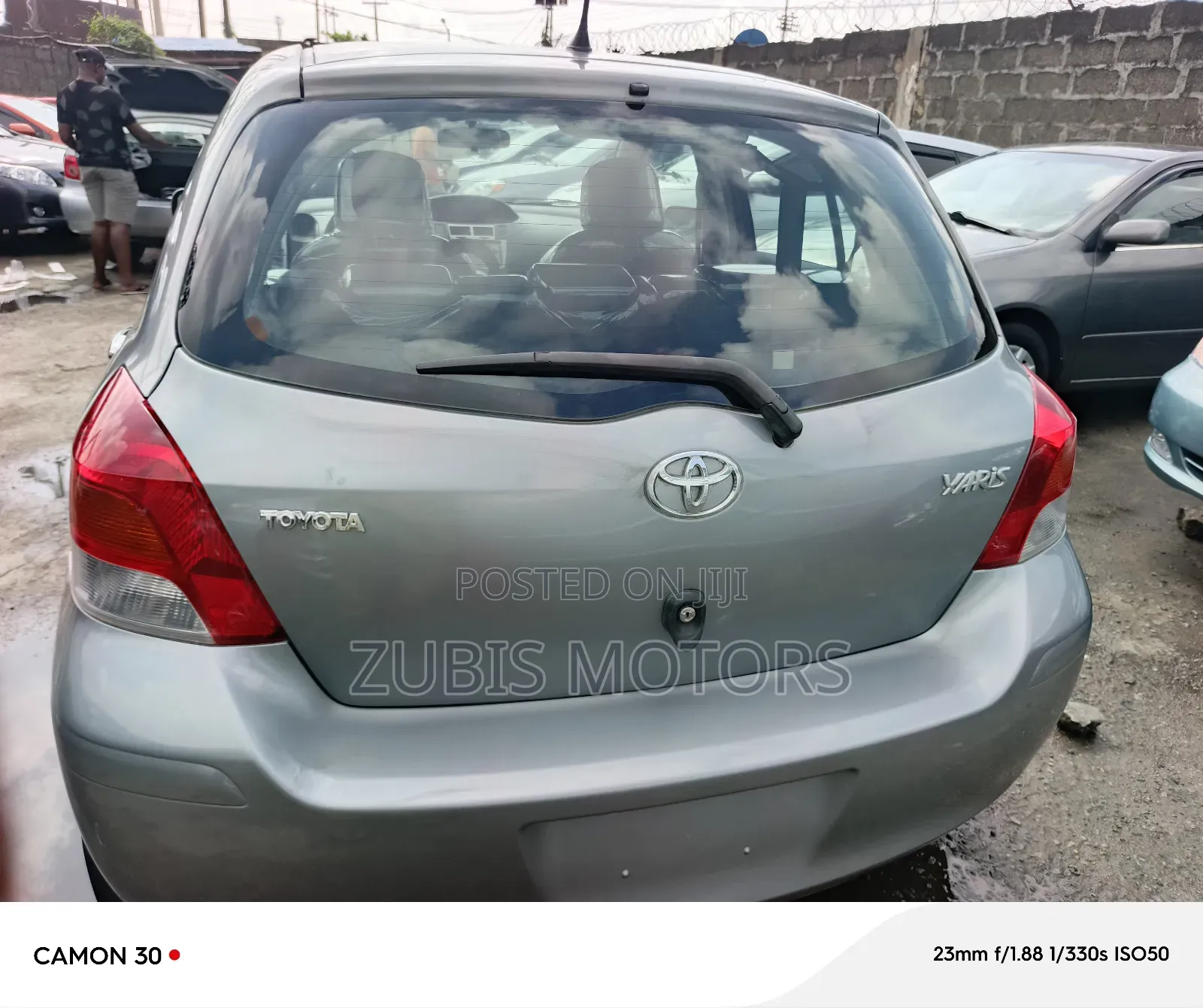 Toyota Yaris 2008 Gray