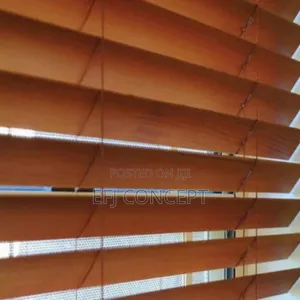 Wooden Window Blind Brown