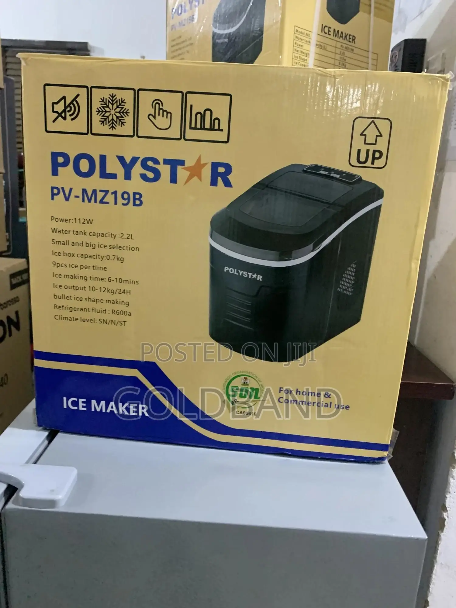 Polystar Pv-Mz9b – Portable Ice Maker for Home Office