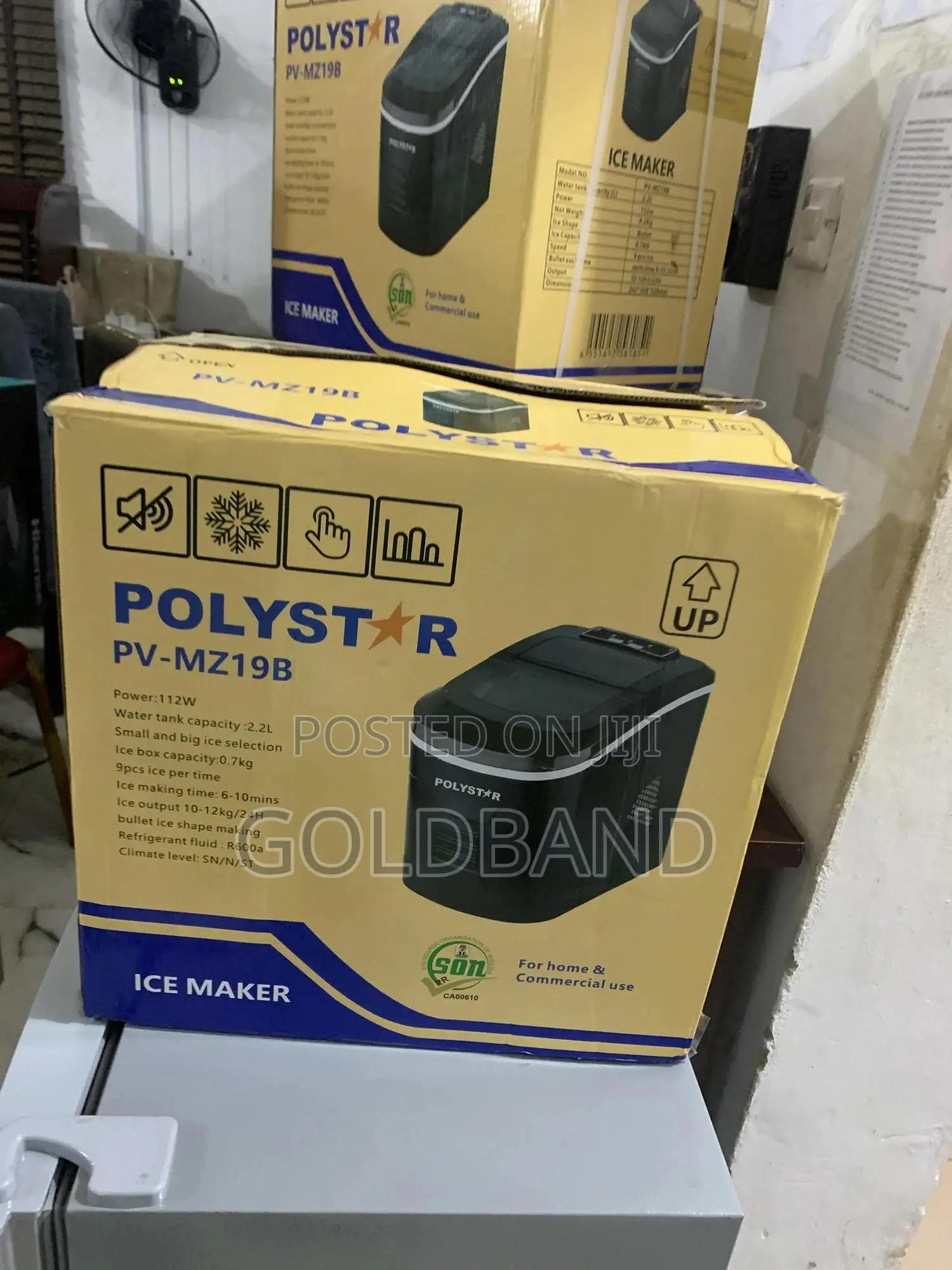 Polystar Pv-Mz9b – Compact Ice Maker for Daily Use