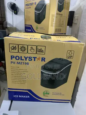 Polystar Ice Maker – Pv-Mz9b, 9 Bullet Ice Cubes Per Cubes