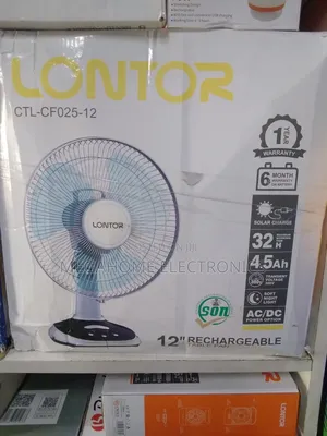 Lontor Rechargeable Fan 12