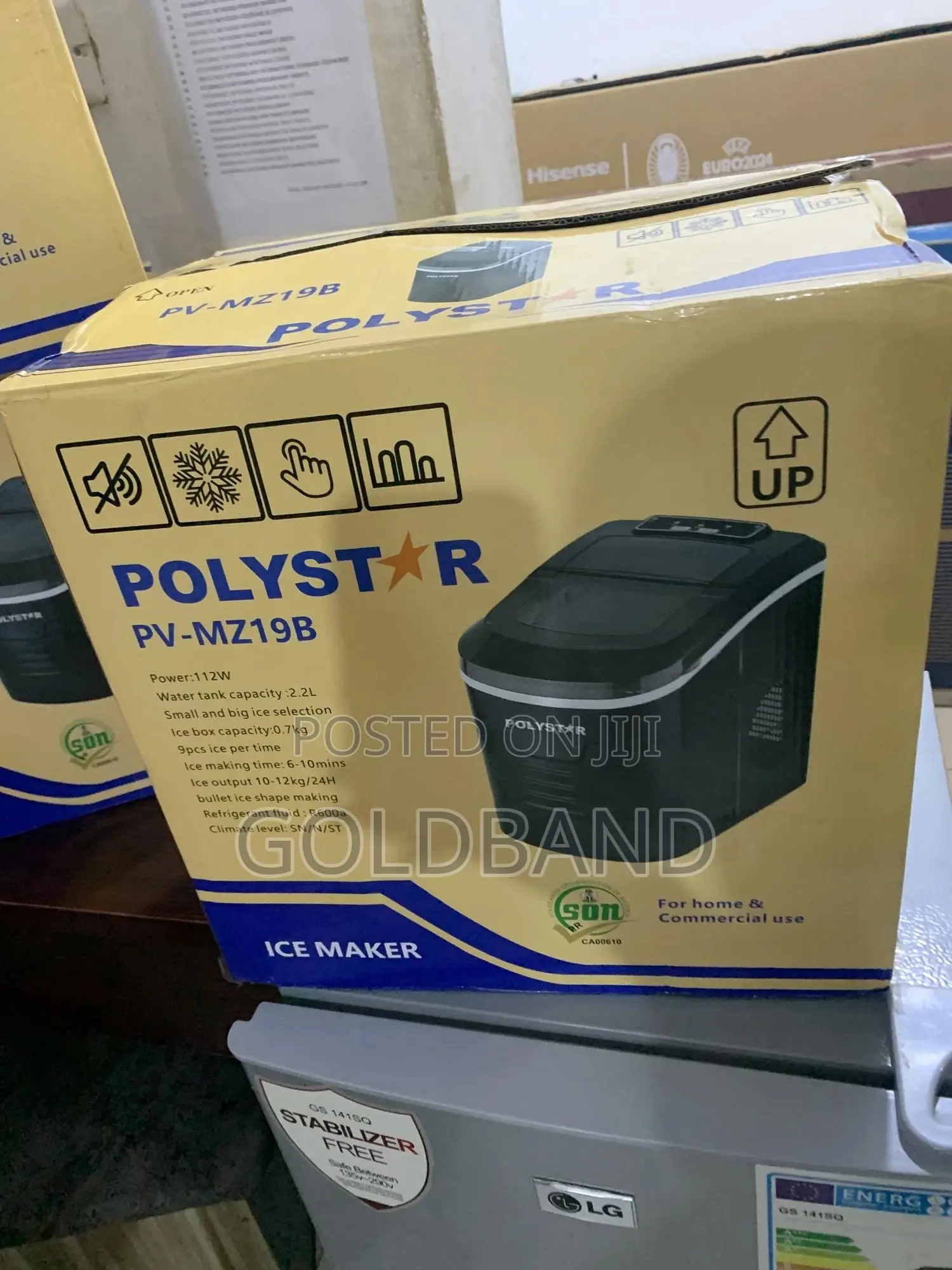 Polystar Pv-Mz9b – Efficient Ice Cube Maker for Everyday Use