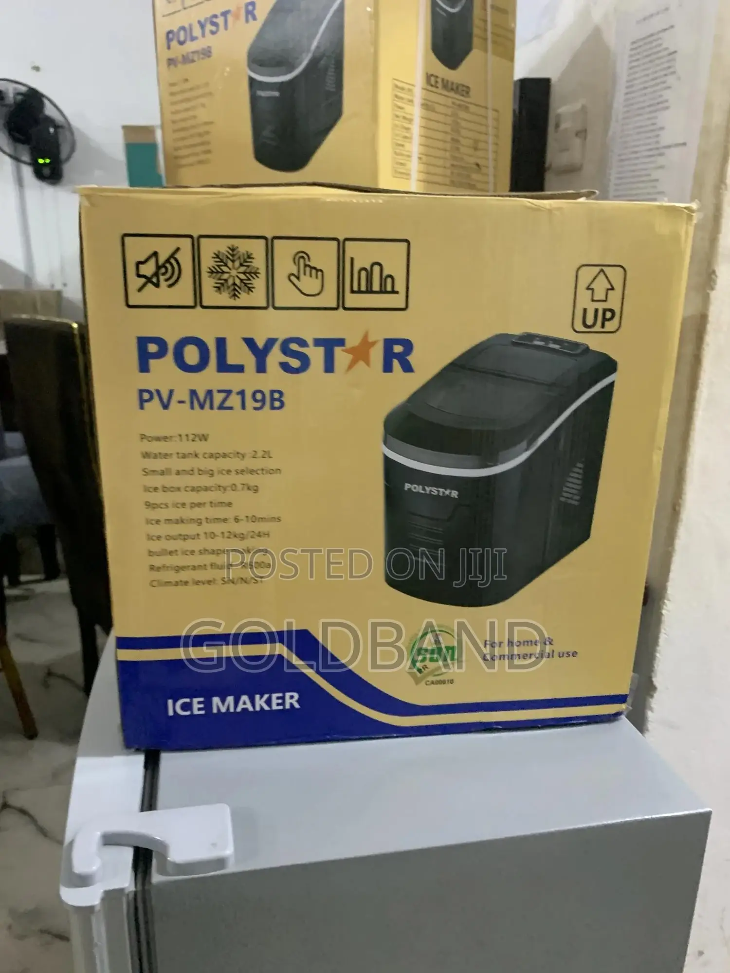 Polystar Pv-Mz9b Ice Machine – Small Ice Maker for Homes