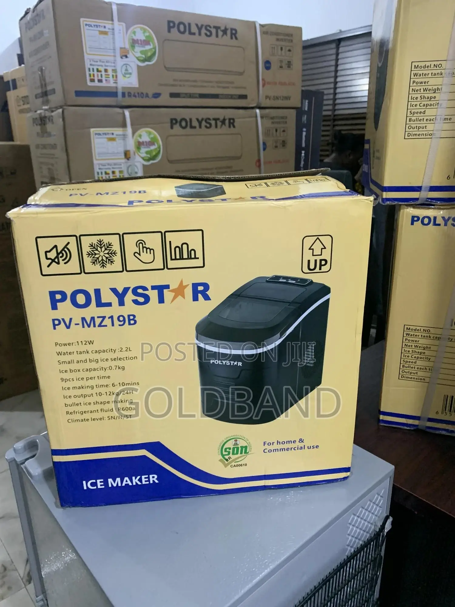 Polystar Pv-Mz9b Ice Maker – Compact, Fast, and Easy to Use