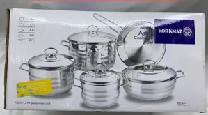 Korkmaz Astra 9-piece Stainless Cookware Set