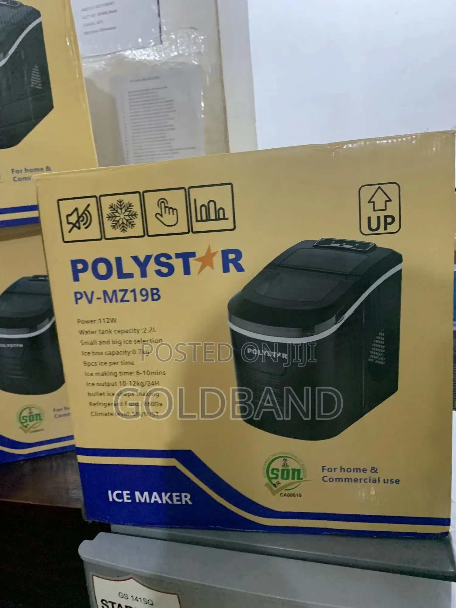 Polystar Ice Maker Pv-Mz9b– Compact Design With Large Output