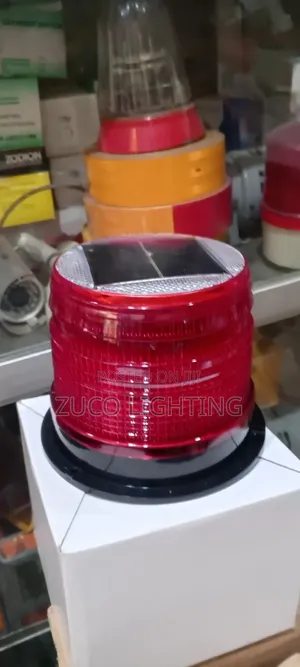 Double Magnetic Revolving Solar Power Warning Light