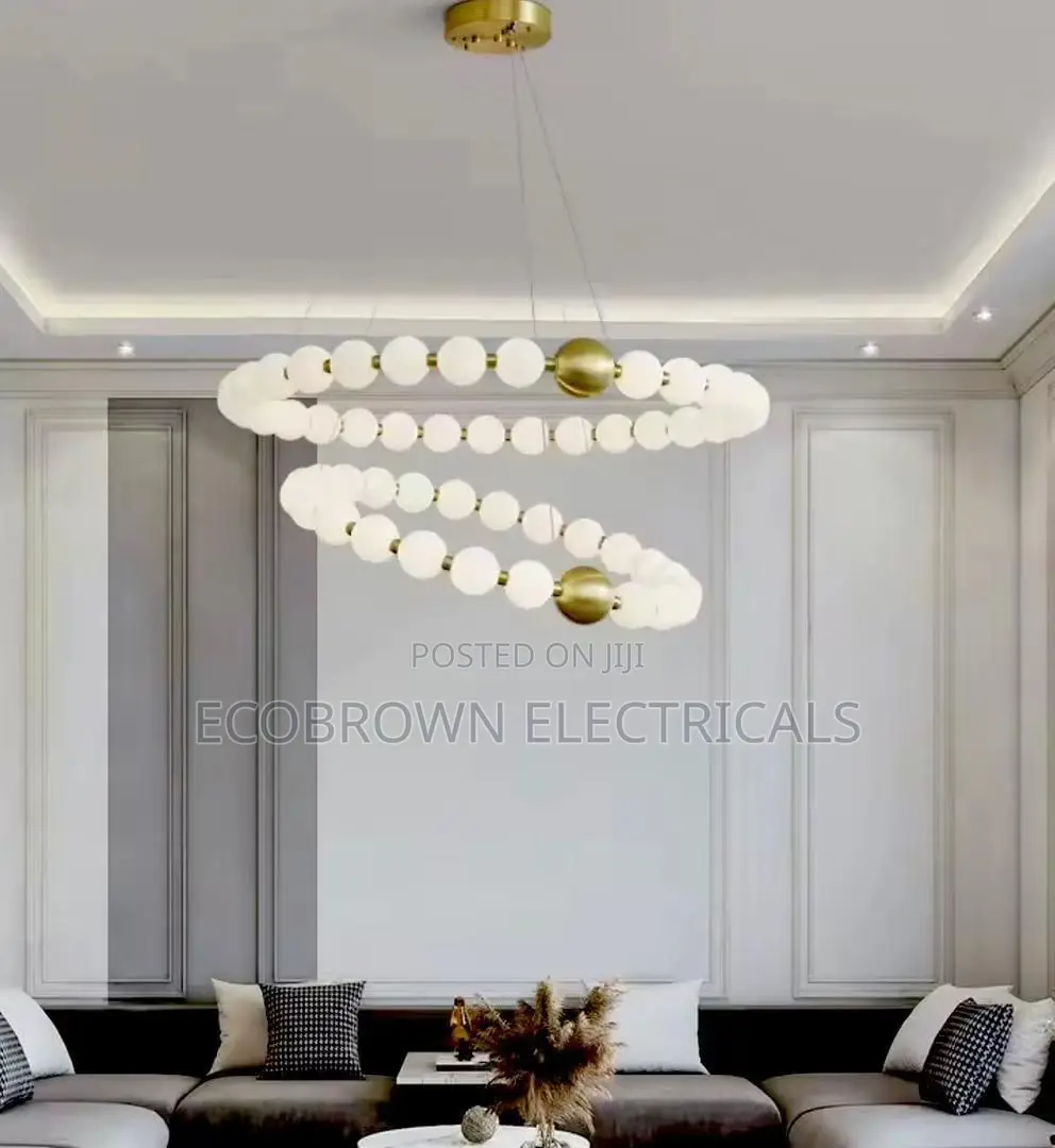 Modern Minimalist Magic Bean Molecular Led Chandelier