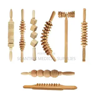 Natural Wood Lymphatic Drainage Roller
