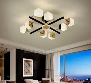 Led Chandelier Cube Lampshade Modern Living ,Dining,Bedroom