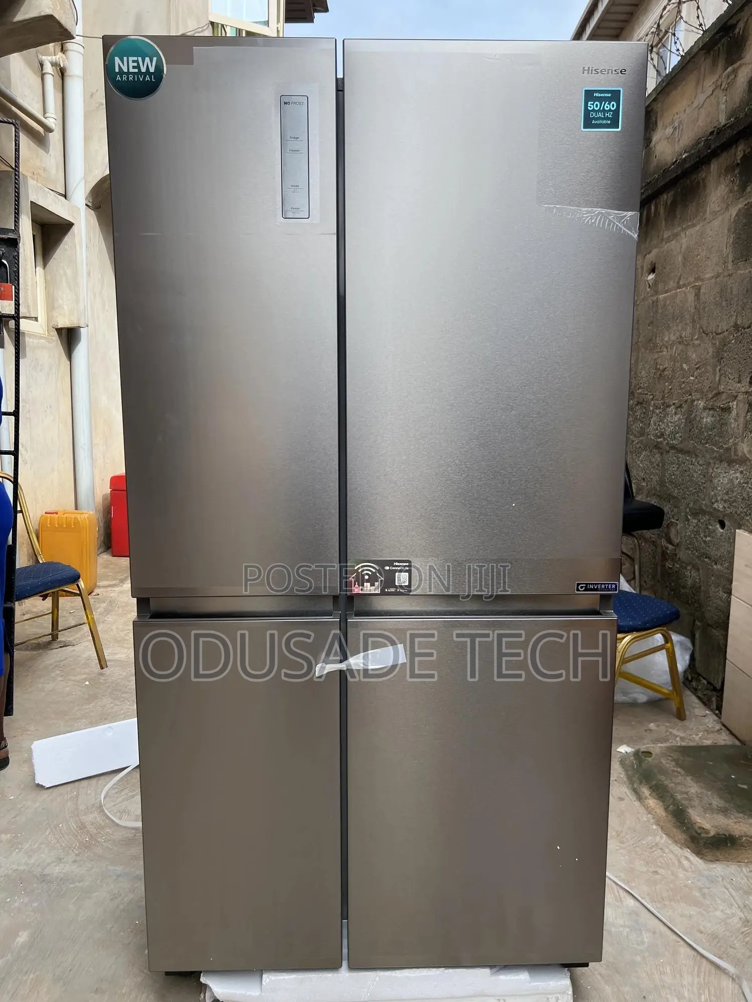 Spacious Hisense Rs87ws 634 Litres Side by Side Fridge