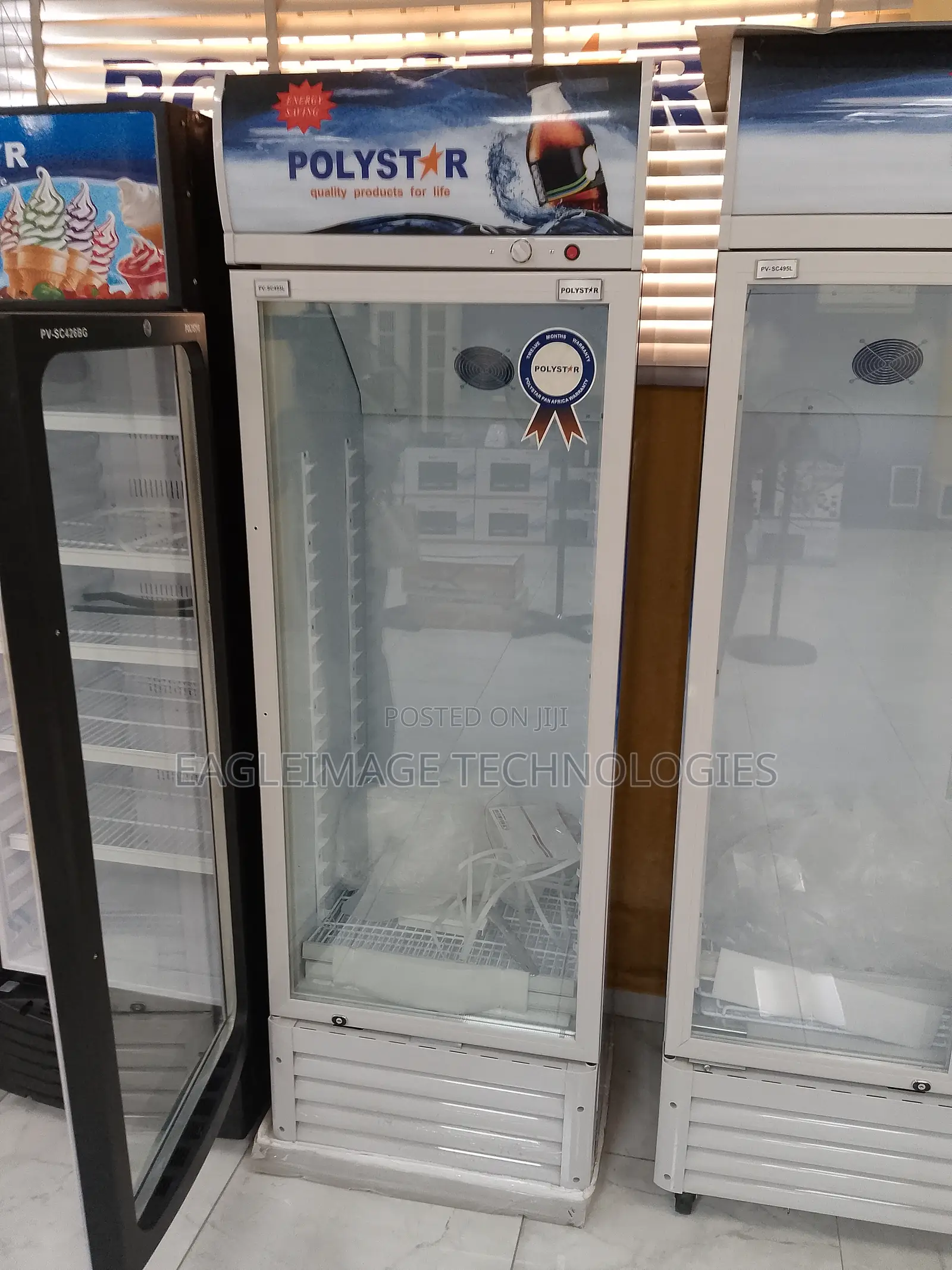 Large-Capacity Polystar Pv-Sc495 Refrigerator