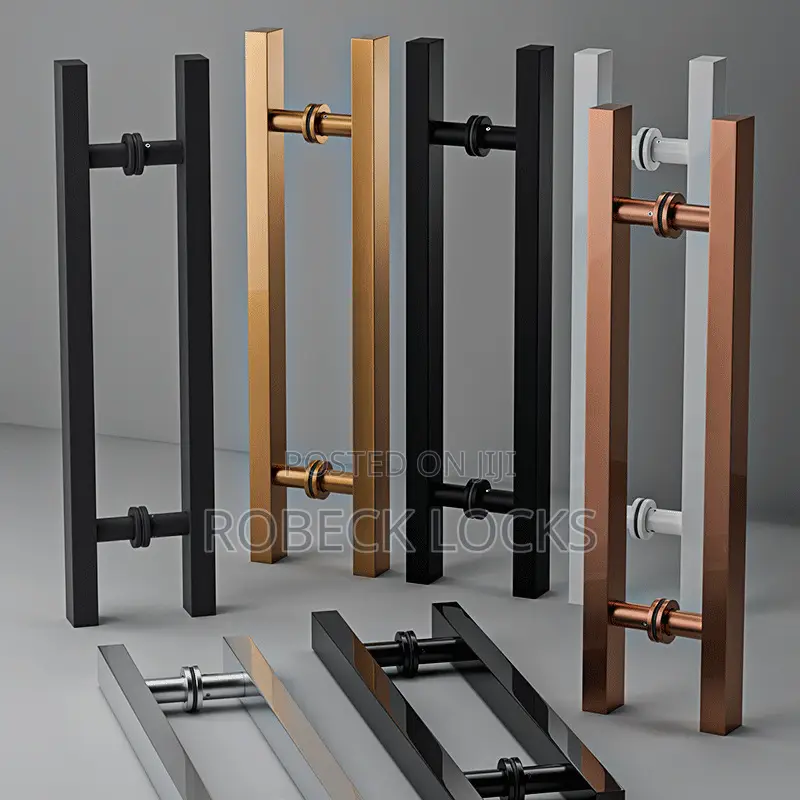 Modern Square Glass Door Handles