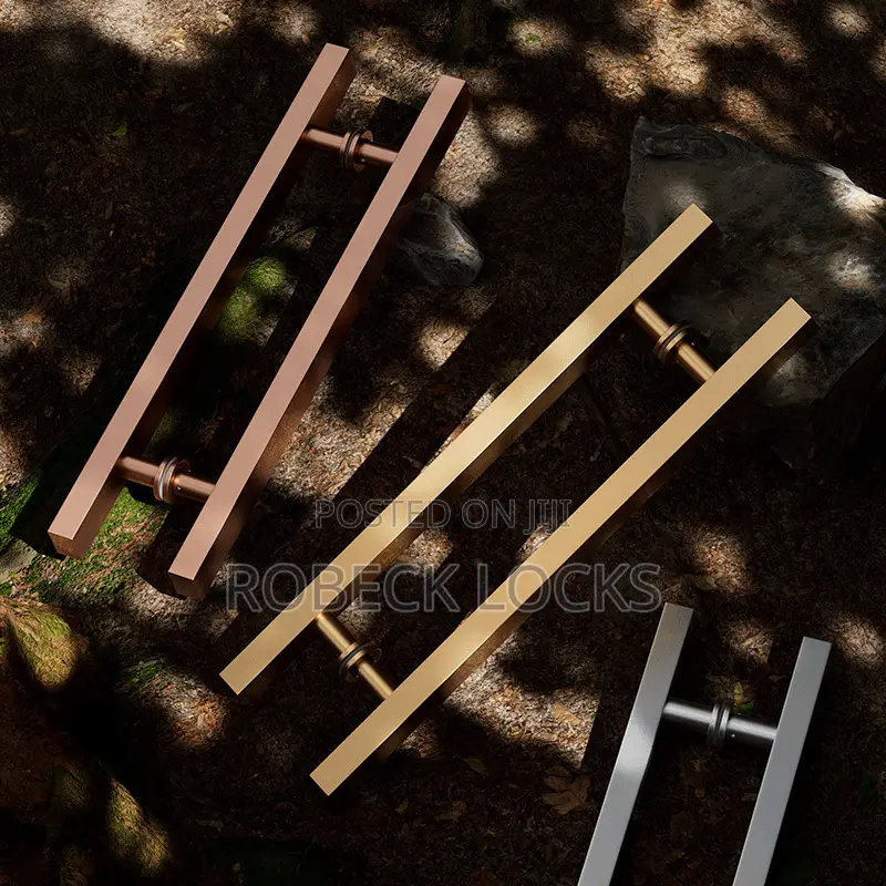 Modern Square Glass Door Handles