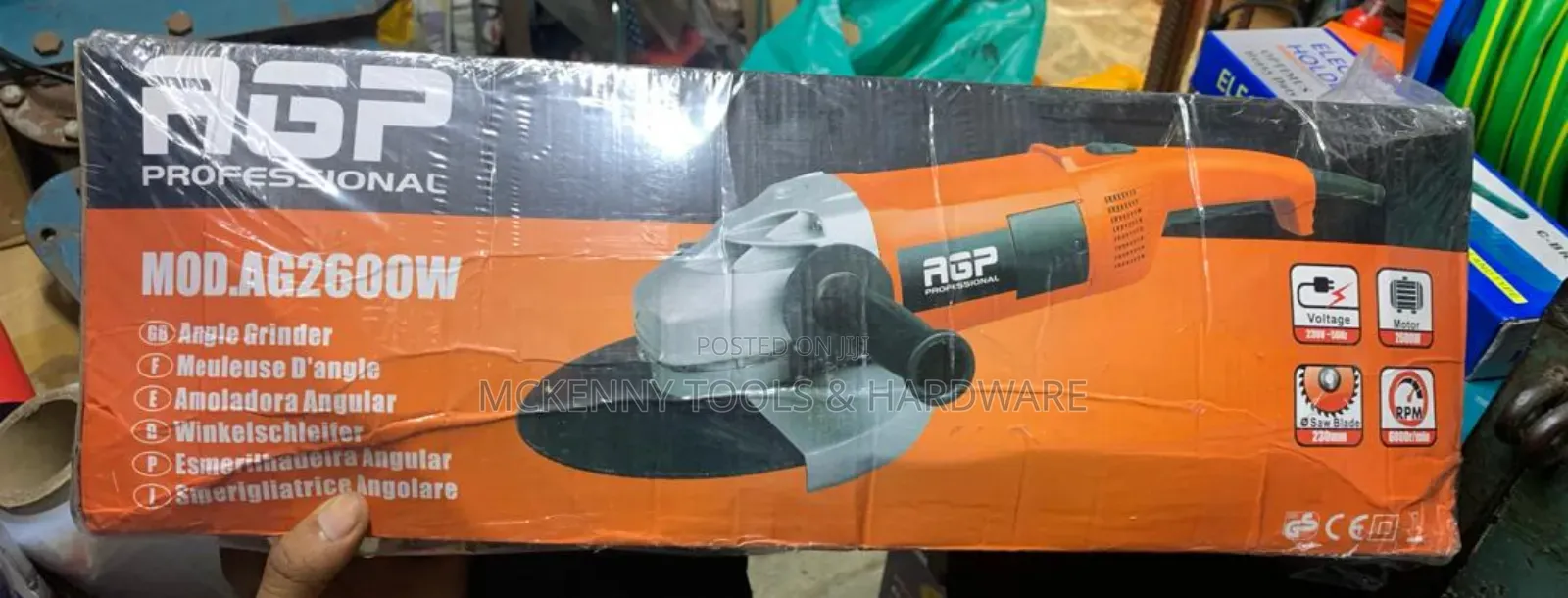 Proffesional Agp Angle Grinder Machine 9"