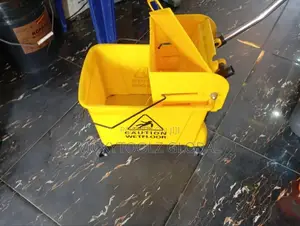 Caution Wetfloor Cleaning Bucket