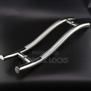 Curved Stainless Steel Glass Door Pull Handle