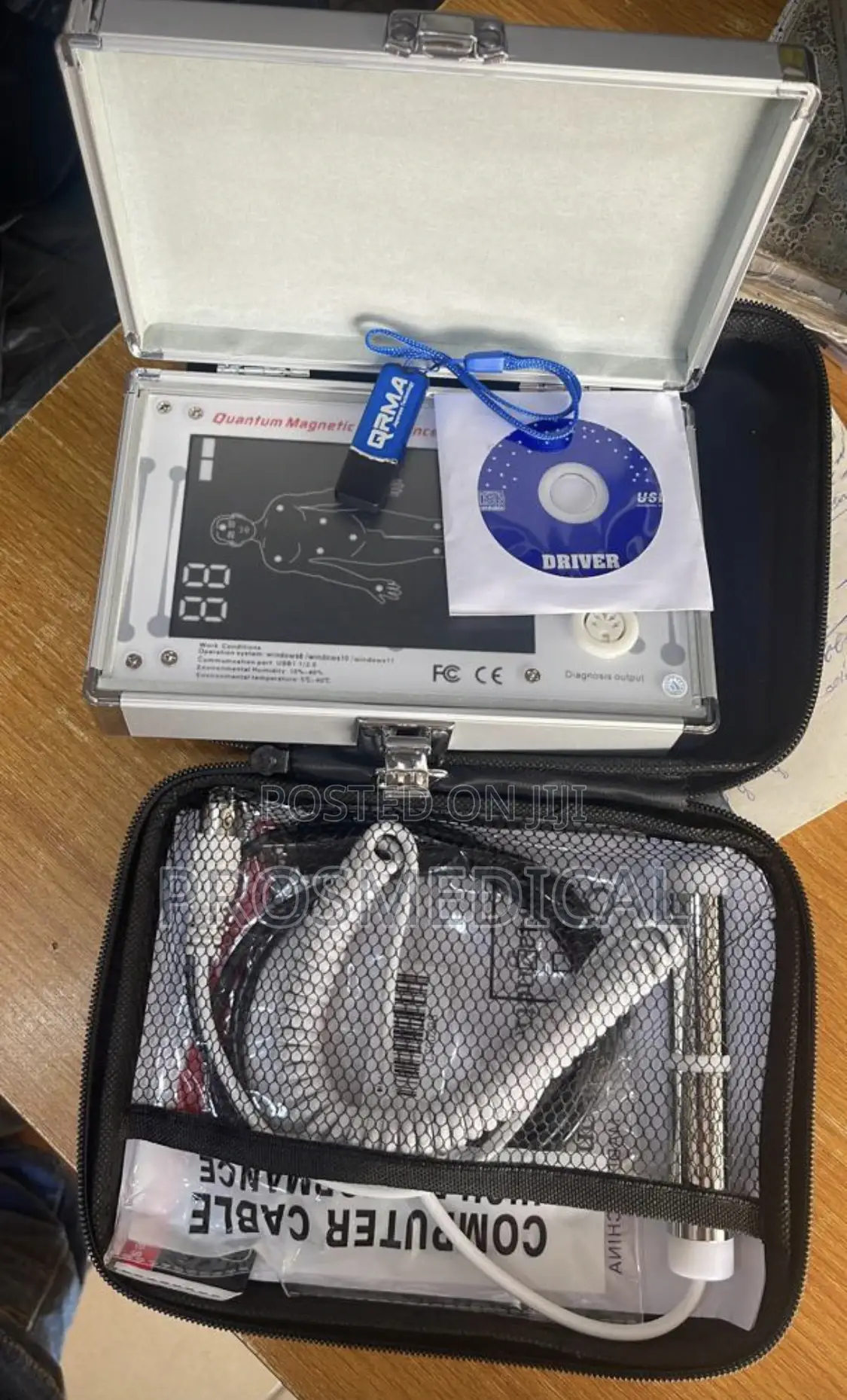 Quantum Resonance Magnetic Analyzer