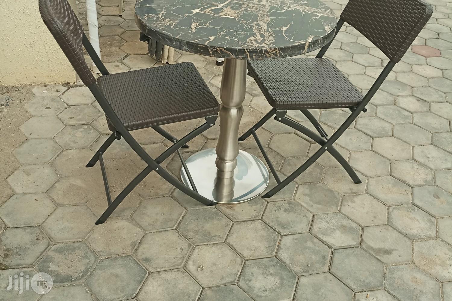 Outdoor Table With Two Chair
