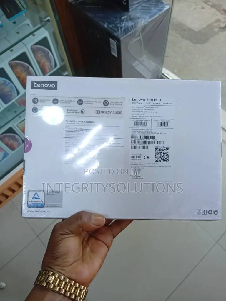 New Lenovo Tab M10 4 GB Black