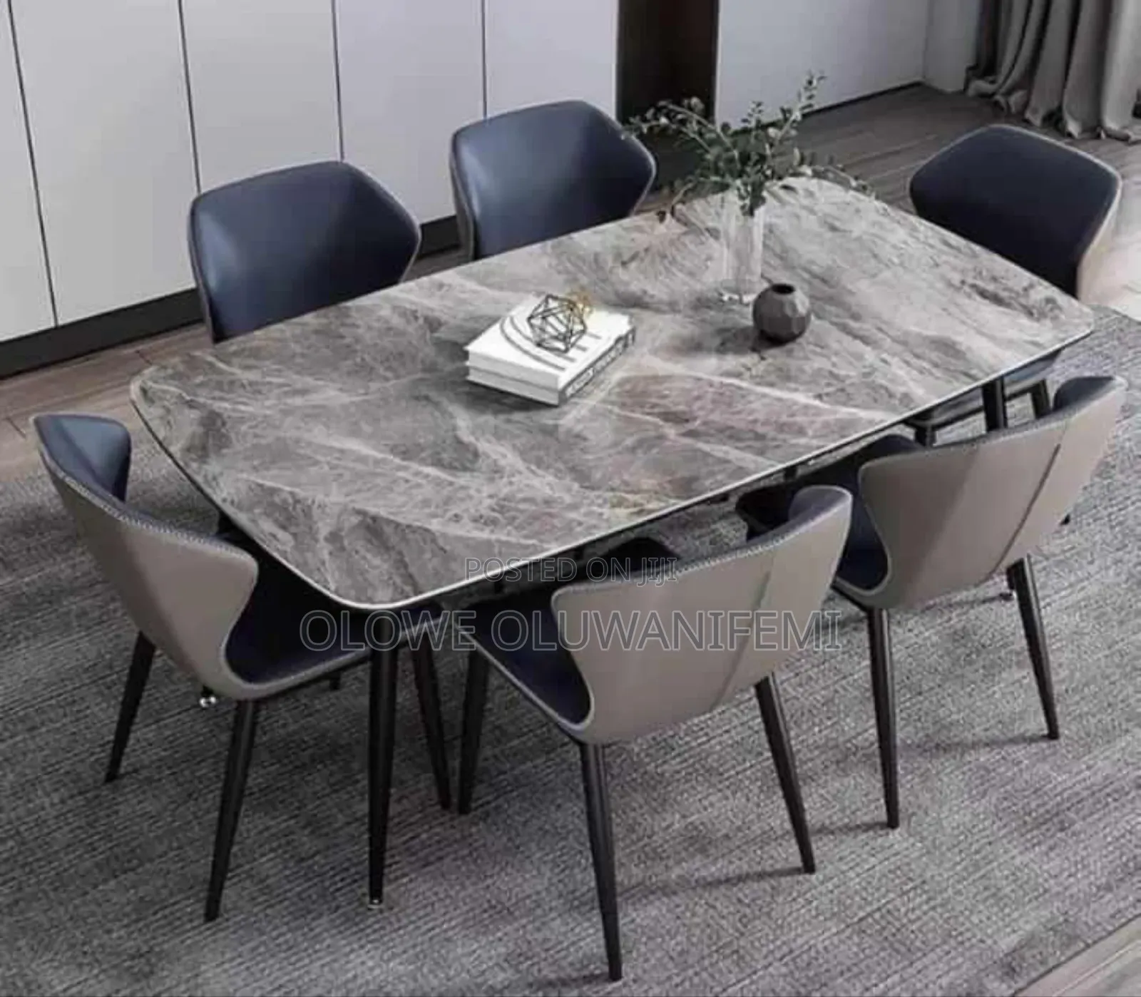 Marble Dining Table Set of 6 Chairs, Beautiful Design