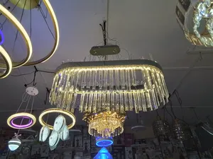 New Crystal Led Chandelier