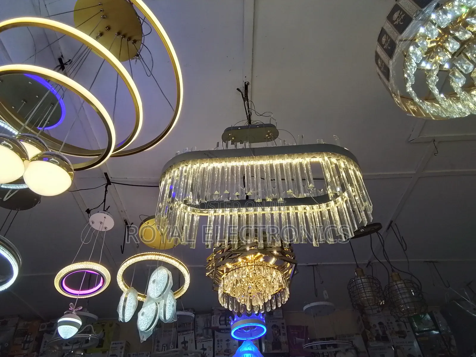 New Crystal Led Chandelier
