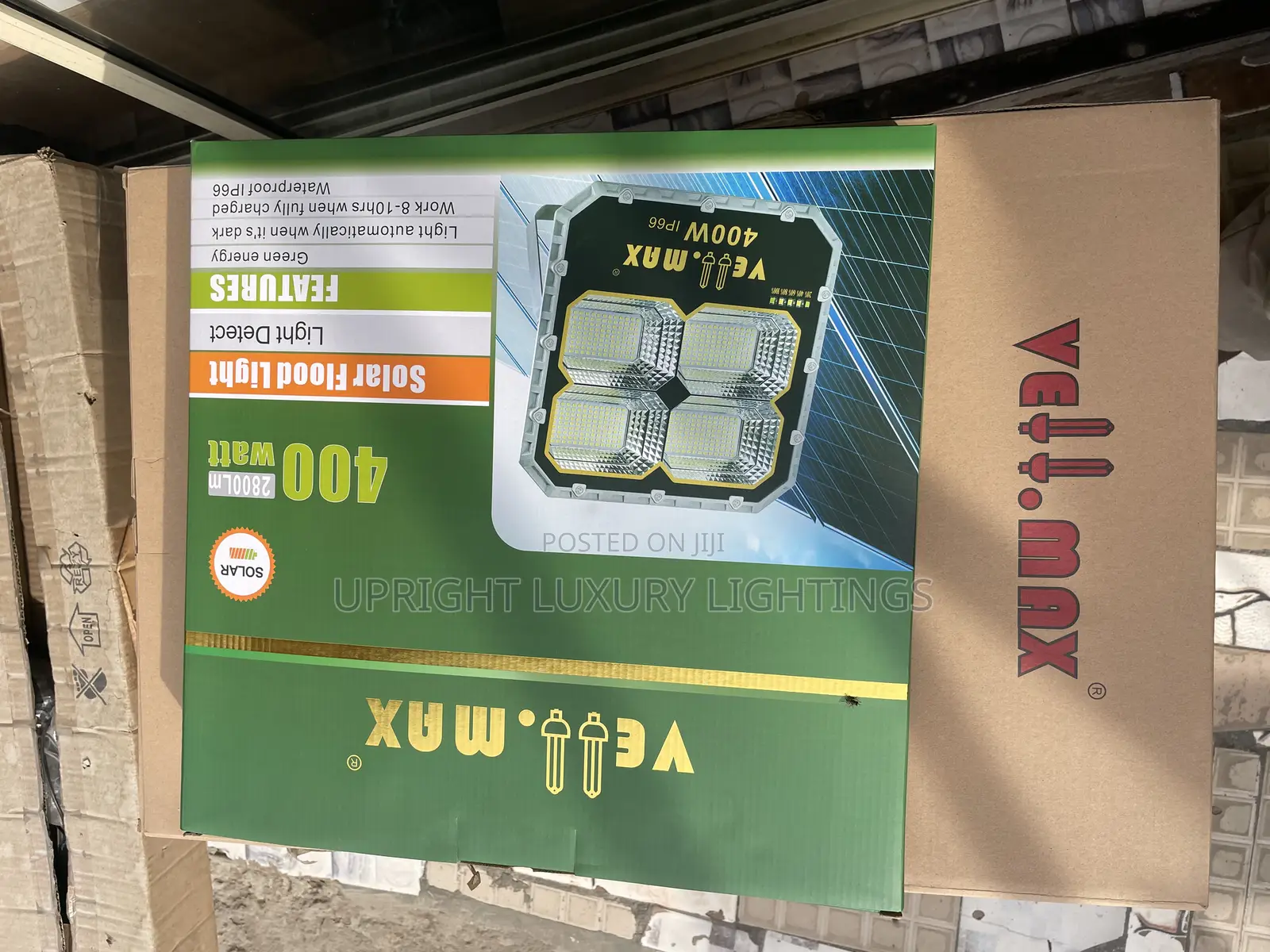 400watts Vellmax Solar Floodlight