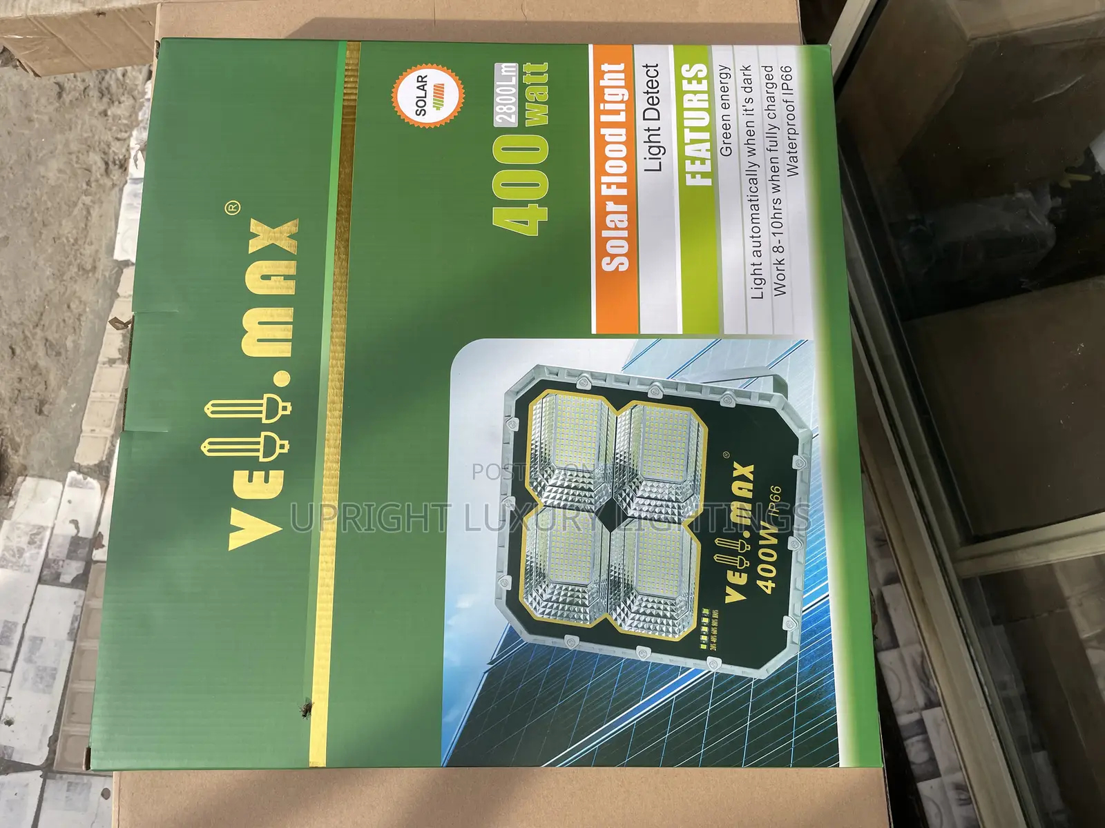 400watts Vellmax Solar Floodlight