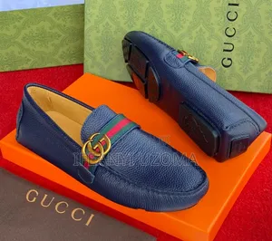 Gucci Blue Color Loafers Shoe