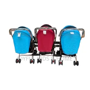 Unique Detachable Triplets Stroller -Multi