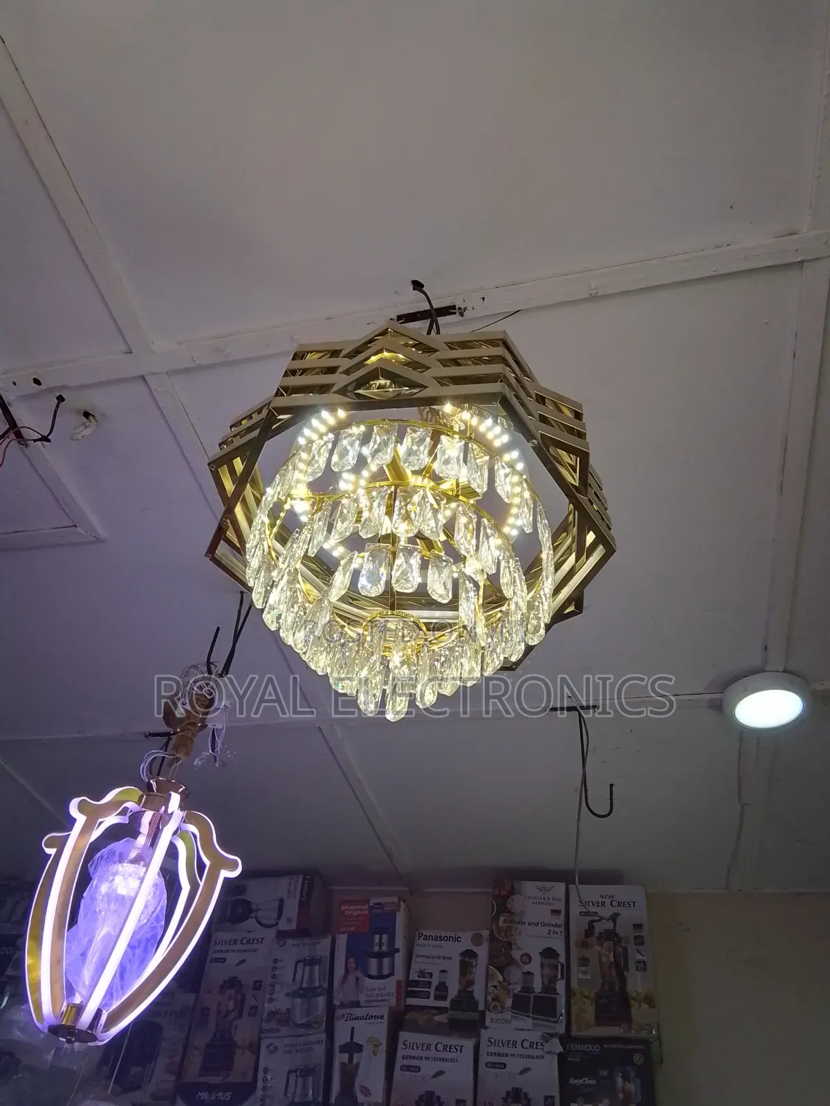 Crystal Dropping Led Chandelier