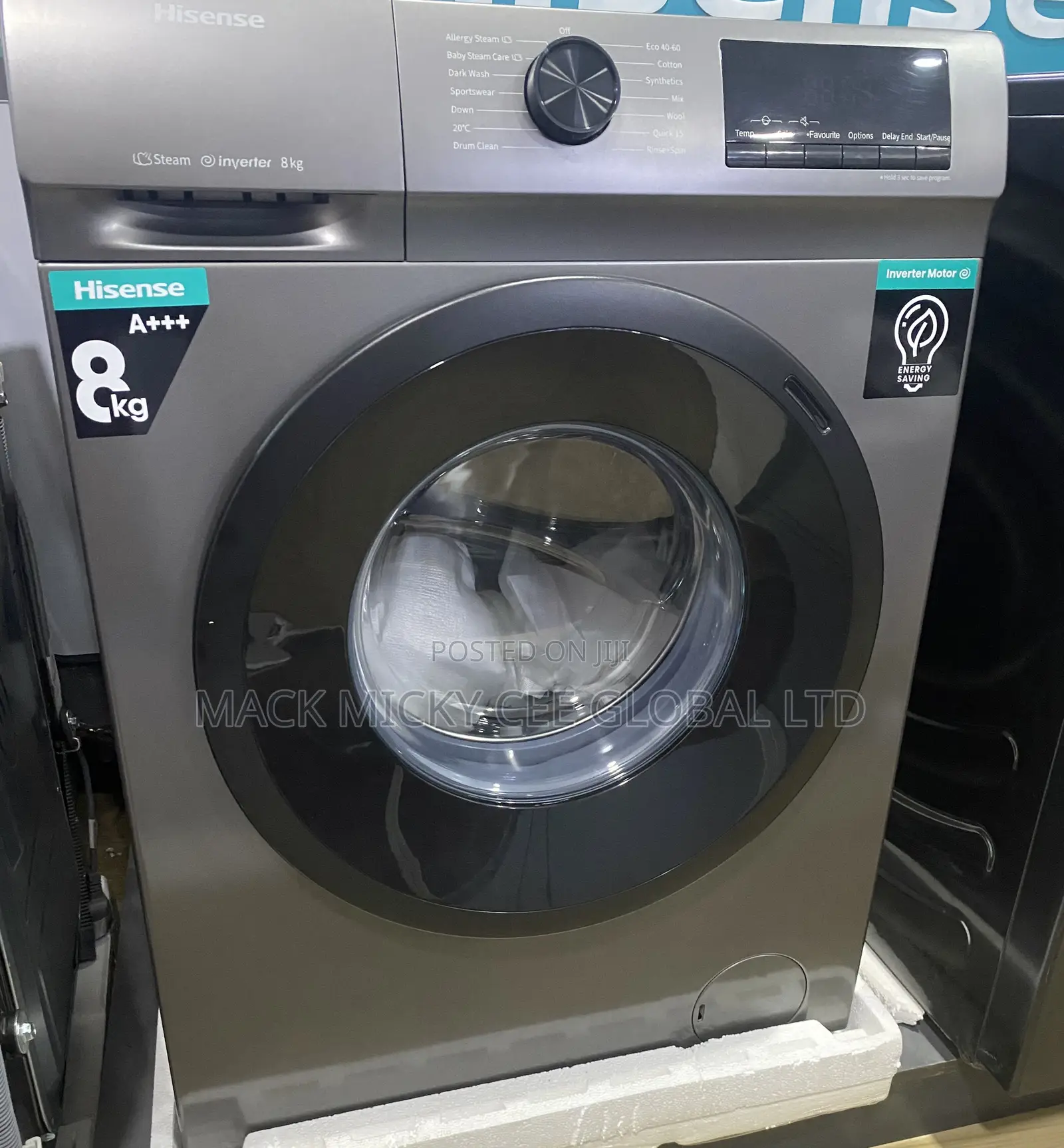 Hisense Front Load 8kg Inverter Washing Machine