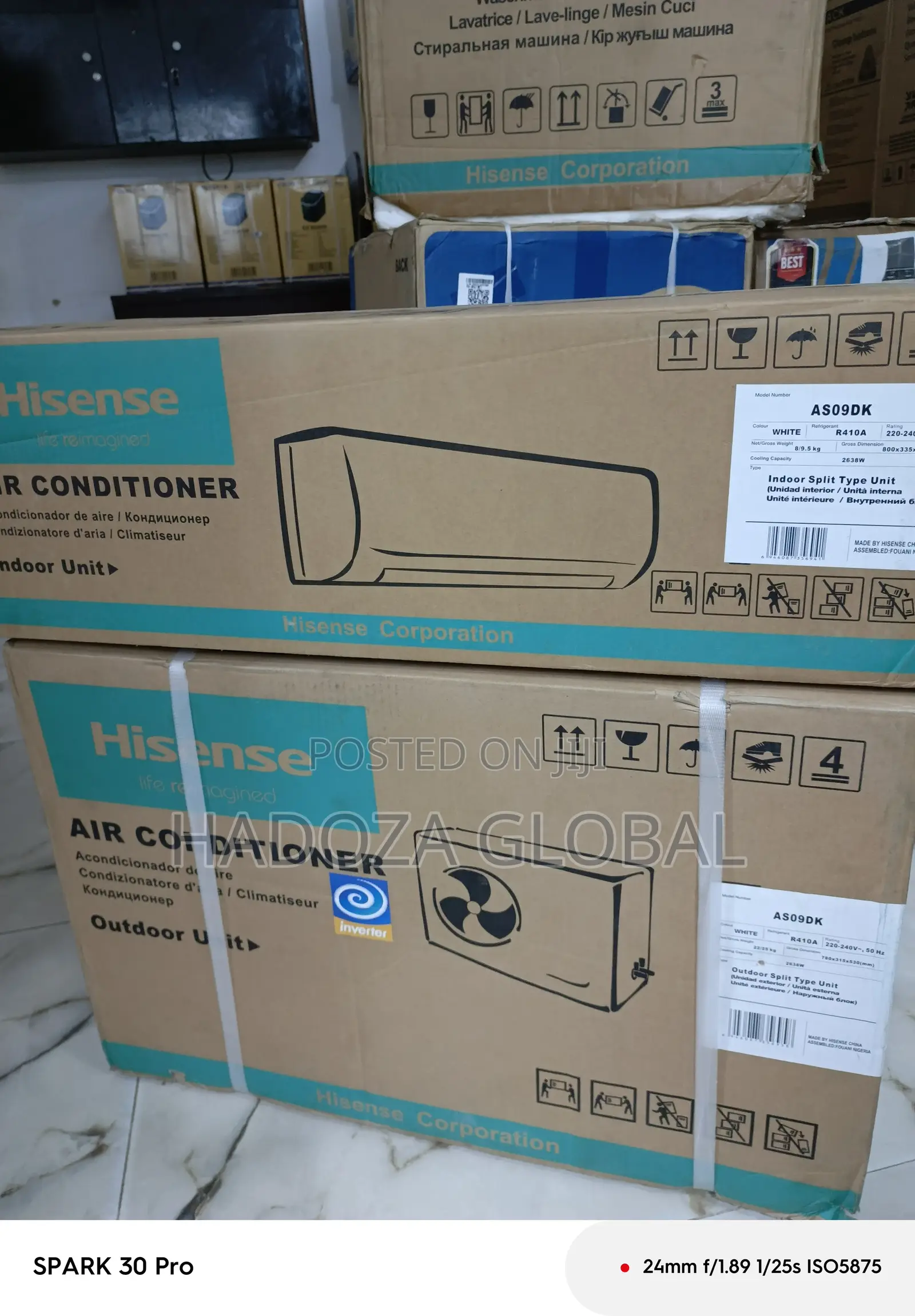 Quiet Performance Split System Ac - Hisense 1hp - As09dk