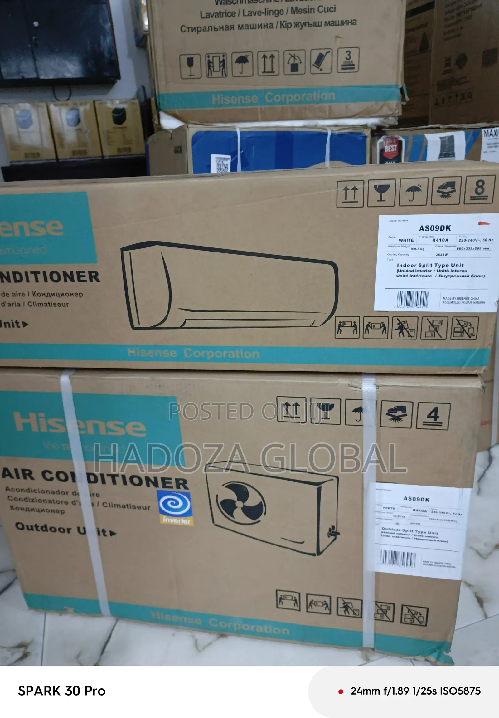 Quiet Performance Split System Ac - Hisense 1hp - As09dk
