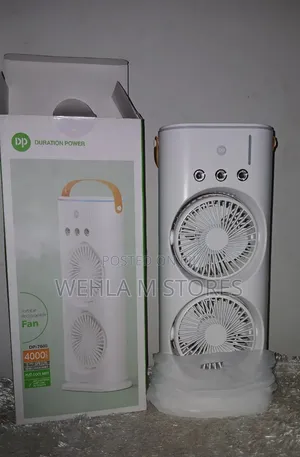 Dp Portable Rechargeable Water/Mist Fan(Humidifier)- Dp 7685