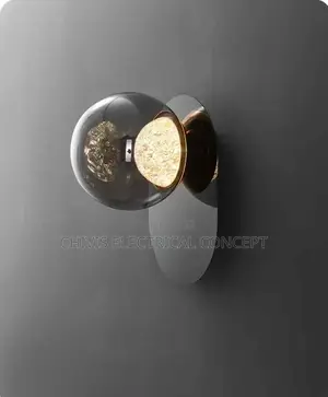 Italian Luxury Gray Glass Wall Lights Modern
