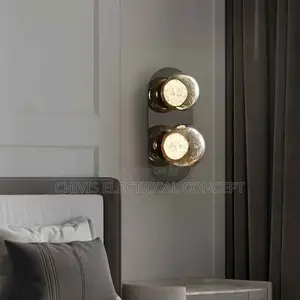Italian Luxury Gray Glass Wall Lights Modern Home-Applicat