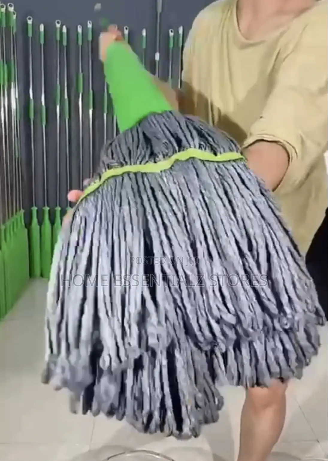 Pull and Dry Mop Stick